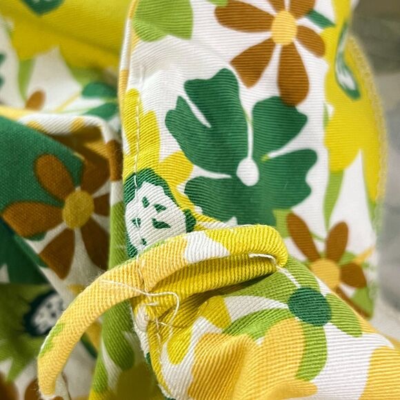 Vintage Y Apparel‎ Retro Fit and Flare Dress Size Small Tie Waist Boned Bodice - Picture 13 of 13